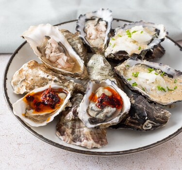 Aziatische oesters op 3 manieren