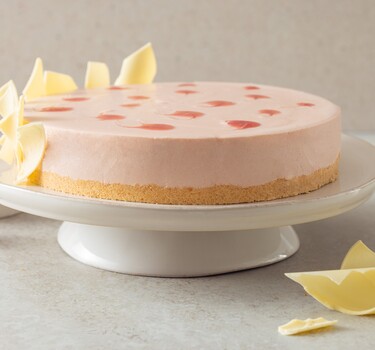 No Bake Aardbeien Cheese Cake