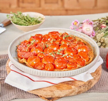 Snel met Mil tarte tatin tomaat