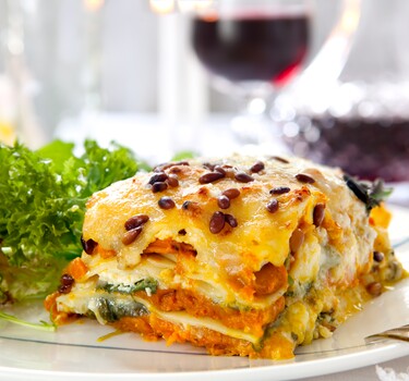 Pompoenlasagne