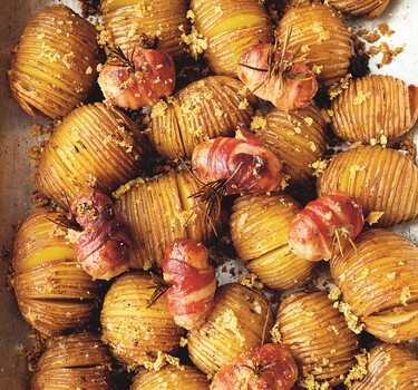 Jamie Oliver One-pan Wonders kerst hasselbackaardappels