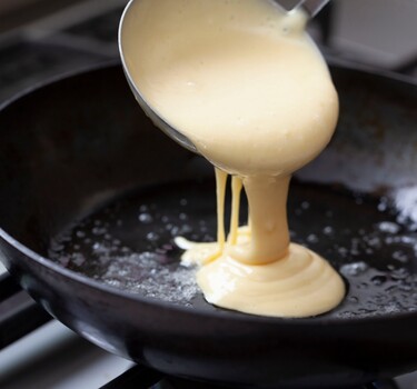 Pancake spaghetti