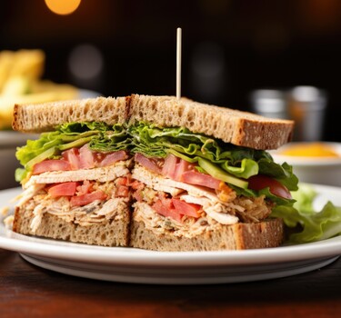 Volkorenclubsandwich