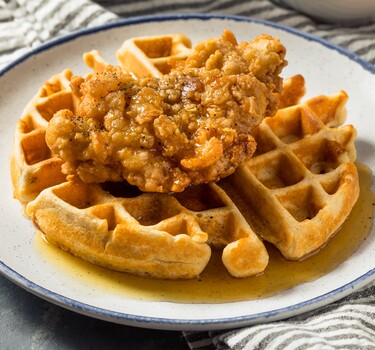 chicken and waffles