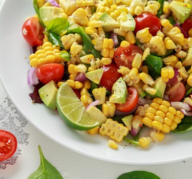 avocado mais salade