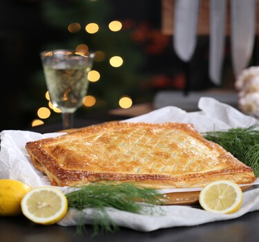 Zalm en vroûte uit het programma Miljuschka Masterclass Kersteditie.