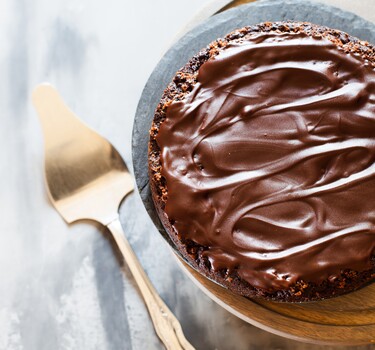 Warme chocolademoussetaart.