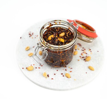 Rokerige chili-olie  
