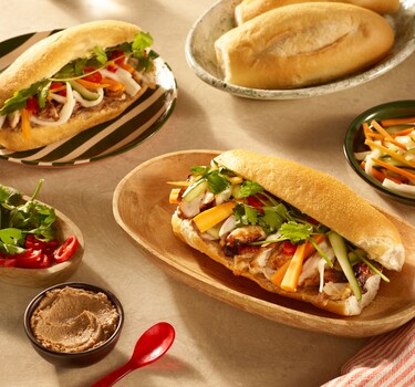 Banh Mi met kip en paté