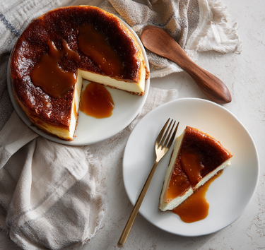 biscoff basque cheesecake