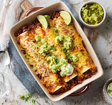 Burritos uit de oven