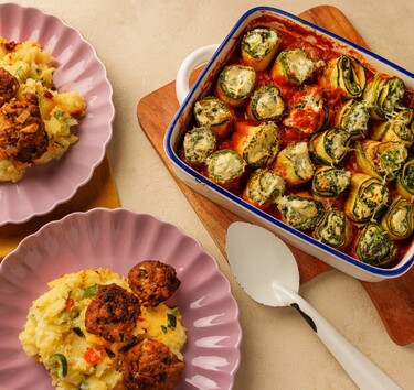 Courgetterolletjes uit de oven