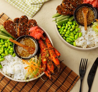 Proteïne-bowl met tempeh