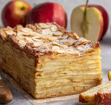 invisible apple cake