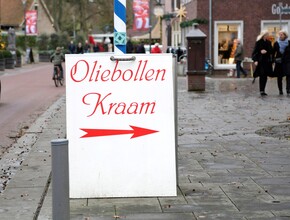 Oliebollen kraam Miniatuurvoorbeeld
