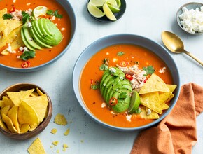Mexicaanse tortillasoep met kip Miniatuur