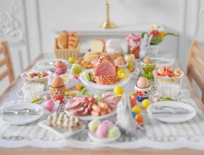 Tradtionele paasbrunch Miniatuurvoorbeeld