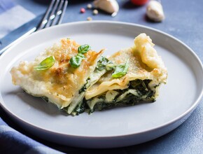 Lasagne met spinazie en kaas Miniatuur