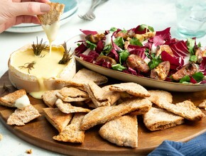 Kersthapjes-fundue-camembert Miniatuur
