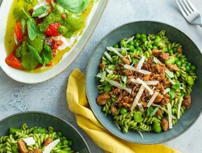 pasta pesto Miniatuur
