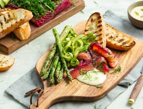 gravad lax groene asperges recept Miniatuur