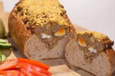gehaktbrood met kaas
