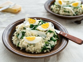 Risotto spinazie