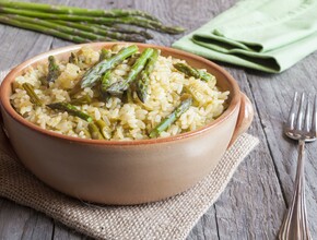 Risotto met asperges