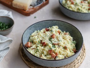 Risotto carbonara