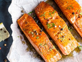 zalm uit de oven