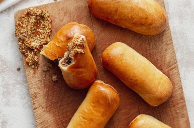 Vegetarische saucijzenbroodjes