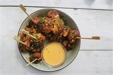 Gehaktballen BBQ Street