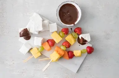 Chocolade fontijn met Marshmellows