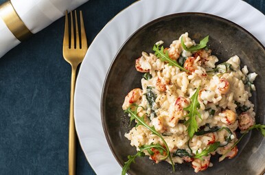 Champagne-risotto