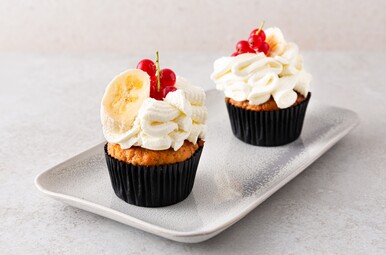 Banaan-wortelcupcakes