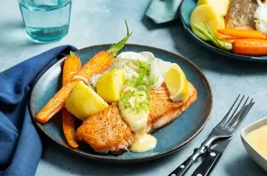 venkel en zalm