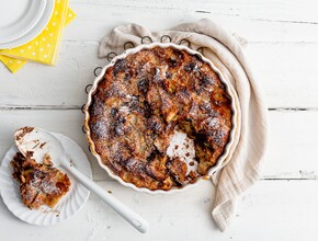 Chocolade Croissant Pudding