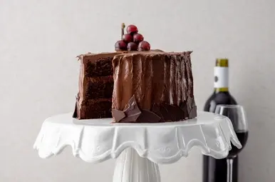 Chocoladdetaart met Rode Wijn