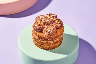 Glutenvrije taartjes met chocoladeganache