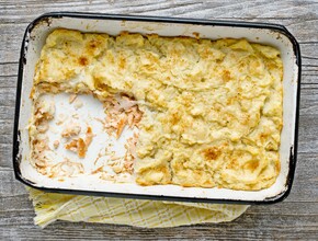 preistamppot met zalm