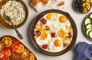 Turkse omelet sucuk