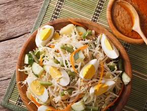 Rijst met gado gado