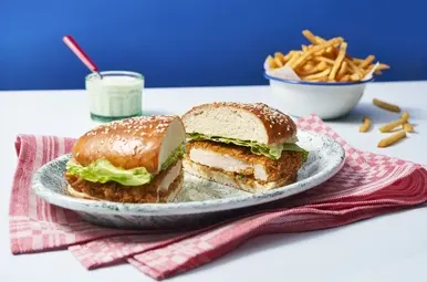 kipburger (long chicken burger)