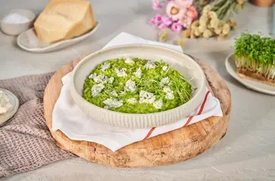 Snel met Mil Heat Boerenkoolrisotto met walnoten en blauwe kaas  