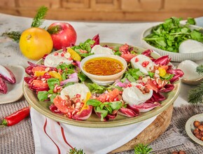 Snel met Mil kerst Roodlofsalade met citrusvruchten 