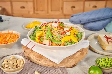 Snel met Miljuschka: Frisse start Geroosterde tofu met noedelsalade 