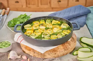 Snel met miljuschka frisse start Rotolo van courgette ricotta 
