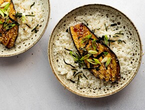 Unagi don van aubergine
