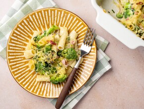 Broccolischotel met pasta