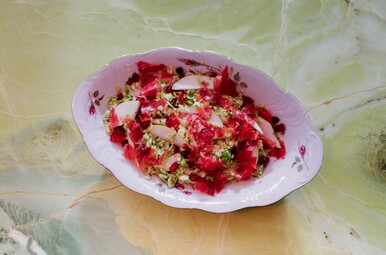 Spruitjessalade uit Bibi's Bijgerechten.